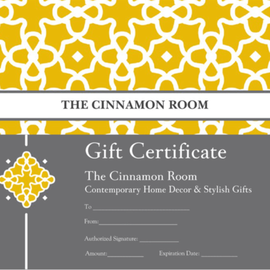 Gift vouchers from The Cinnamon Room